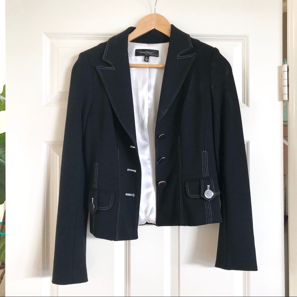 Black cloth blazer